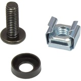 Good Connections Befestigungssatz M6, Schrauben-Set schwarz (matt), 20er Set