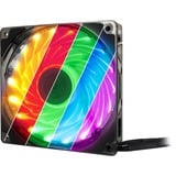 Inter-Tech Argus L-12025 Aura RGB, Gehäuselüfter schwarz/transparent