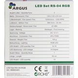 Inter-Tech Argus RGB-Fan Set RS-04 120x120x25, Gehäuselüfter schwarz, 3er Pack, Fernbedienung, 1x RGB LED-Streifen, Steuerungseinheit