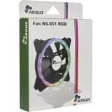 Inter-Tech Argus RS-051 RGB 120x120x25, Gehäuselüfter schwarz