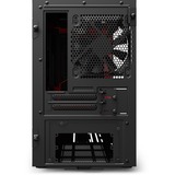 NZXT H210i, Tower-Gehäuse schwarz/rot, Tempered Glass