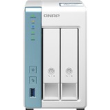 QNAP TS-231P3-2G, NAS weiß/blau