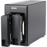QNAP TS-251+-8G, NAS schwarz, 2 HDD-Slots, 8GB RAM