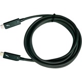 QNAP Thunderbolt 3 Kabel CAB-TBT320M-40G-LINT schwarz, 2 Meter