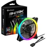Sharkoon SHARK Blades RGB Fan, Gehäuselüfter schwarz