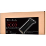 SilverStone PCIe-x16-Riser-Flachbandkabel RC03 schwarz, für das Gehäuse PIO
