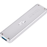 SilverStone SST-MS09S USB 3.1, Laufwerksgehäuse silber