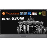 Thermaltake Berlin 630W, PC-Netzteil schwarz, 2x PCIe, 630 Watt, Retail