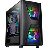 Thermaltake Commander C34 TG ARGB Black, Tower-Gehäuse schwarz, Tempered Glass