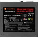 Thermaltake Hamburg 530W, PC-Netzteil schwarz, 2x PCIe, 530 Watt, Retail