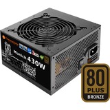 Thermaltake Munich 430W, PC-Netzteil schwarz, 1x PCIe, 430 Watt, Retail