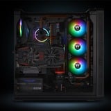 Thermaltake Pure Plus 12 RGB Radiator Fan TT Premium Edition, Gehäuselüfter schwarz, 3er Set, 1x Controller, 120 mm