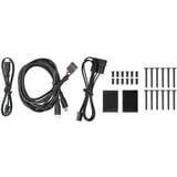 Thermaltake Pure Plus 12 RGB Radiator Fan TT Premium Edition, Gehäuselüfter schwarz, 3er Set, 1x Controller, 120 mm
