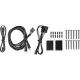 Thermaltake Riing Plus 14 LED RGB Radiator Fan TT Premium, Gehäuselüfter schwarz, 3er Set, 1x Controller, 140 mm