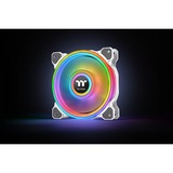 Thermaltake Riing Quad 14 RGB Radiator Fan TT Premium Edition 3 Pack, Gehäuselüfter weiß, 3er Set, 1x Controller, 140 mm