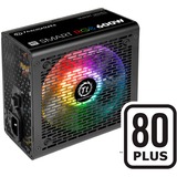 Thermaltake Smart RGB 600W, PC-Netzteil schwarz, 2x PCIe, RGB, 600 Watt