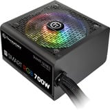 Thermaltake Smart RGB 700W, PC-Netzteil schwarz, 2x PCIe, RGB, 700 Watt