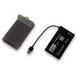 i-tec MySafe USB 3.0 Easy, Laufwerksgehäuse schwarz/transparent