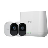 Arlo Pro 2 + 2 Kameras, Überwachungskamera weiß, 2 Kameras + Arlo Pro Basistation