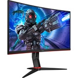 AOC C27G2ZU/BK, Gaming-Monitor 69 cm (27 Zoll), schwarz/rot, FullHD, AMD Free-Sync, HDMI, 240Hz Panel