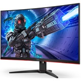 AOC C32G2ZE/BK, Gaming-Monitor 80 cm (32 Zoll), schwarz/rot, FullHD, VA, Curved, AMD Free-Sync, 240Hz Panel