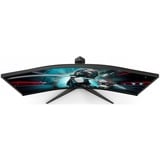 AOC CU34G2X/BK, Gaming-Monitor 86 cm (34 Zoll), schwarz, UWQHD, VA, AMD Free-Sync, Curved, 144Hz Panel