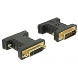 DeLOCK Adapter DVI 24+1 (Stecker) > DVI 24+5 (Buchse), EDID Emulator schwarz