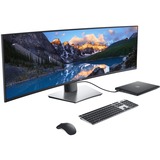 Dell U4919DW, LED-Monitor 124.46 cm(49 Zoll), schwarz/silber, Curved, UWQHD, IPS, HDMI