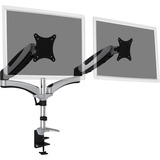 Digitus Dual-Monitorhalterung silber/schwarz, mit Gasdruckfeder