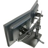 Ergotron DS100 Dual Monitor Desk Stand, Standfuß schwarz