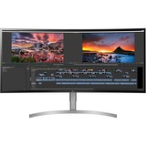 LG 38WK95C-W, Gaming-Monitor 98.25 cm(37.5 Zoll), schwarz/silber, Curved, AMD Free-Sync, HDMI, USB-C