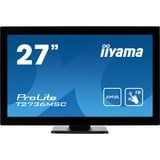 iiyama T2736MSC-B1, LED-Monitor 68.6 cm(27 Zoll), schwarz, HDMI, DisplayPort, VGA