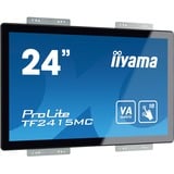 iiyama TF2415MC-B2, LED-Monitor 60.5 cm(23.8 Zoll), schwarz, FullHD, Touch, HDMI, DisplayPort