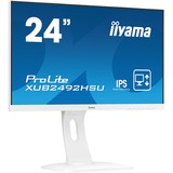 iiyama XUB2492HSU-W1, LED-Monitor 60.5 cm(23.8 Zoll), weiß, HDMI, DisplayPort, VGA