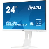 iiyama XUB2492HSU-W1, LED-Monitor 60.5 cm(23.8 Zoll), weiß, HDMI, DisplayPort, VGA