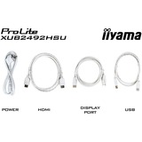 iiyama XUB2492HSU-W1, LED-Monitor 60.5 cm(23.8 Zoll), weiß, HDMI, DisplayPort, VGA