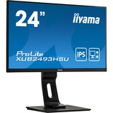 iiyama XUB2493HSU-B1, LED-Monitor 61 cm(24 Zoll), schwarz, FullHD, IPS, HDMI, Lautsprecher