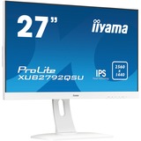 iiyama XUB2792QSU-W1, LED-Monitor 68.5 cm(27 Zoll), weiß, HDMI, DVI, DisplayPort