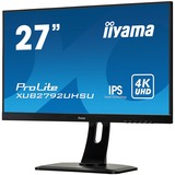 iiyama XUB2792UHSU-B1, Gaming-Monitor 68.4 cm(27 Zoll), schwarz, UltraHD/4K, IPS, Lautsprecher, HDMI