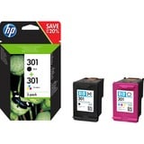HP Tinte Combopack Nr. 301 (N9J72AE) schwarz