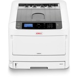 OKI C824n, LED-Drucker grau/schwarz, USB, LAN