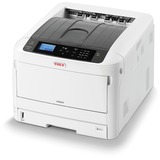 OKI C824n, LED-Drucker grau/schwarz, USB, LAN