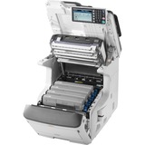 OKI MC883dn, Multifunktionsdrucker grau/anthrazit, USB, LAN, Scan, Kopie, Fax