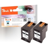 Peach Tinte Doppelpack schwarz PI300-503 kompatibel zu HP 301, CH561EE
