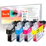 Peach Tinte Spar Pack PI500-252 kompatibel zu Brother LC-3211VALP