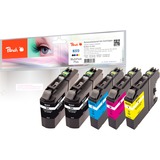 Peach Tinte Spar Pack Plus PI500-135 kompatibel zu Brother LC-223