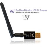 VU+ 600 Mbps Wireless USB Adapter, WLAN-Adapter 