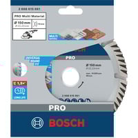 Bosch PRO Multi Material Diamant-Trennscheibe, Ø 150mm Bohrung 22,23mm