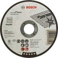 Bosch PRO Stainless Steel and Metal Trennscheibe, Ø 125mm Bohrung 22,23mm, A 60 W INOX BF, gerade