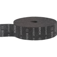 Bosch Professional Expert Vliesrolle N880 Medium S, 100mmx10m, Schleifblatt schwarz, 10 Meter Rolle, zum Handschleifen